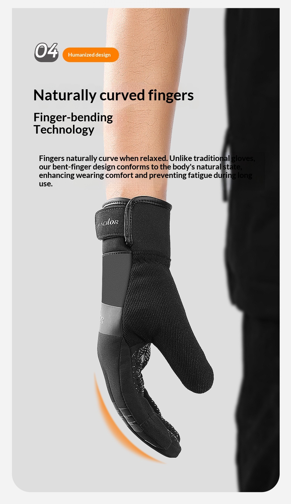 Guanti da ciclismo da esterno per uomo, autunno e inverno, impermeabili, antiscivolo, comodi, foderati in pile, ispessiti,_voghion.com