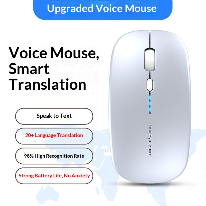 Digitex Digitex Forerunner AI Smart Typing Wireless Bluetooth Silent Rechargeable Voice Control Input Xunfei Mi Mouse_voghion.com
