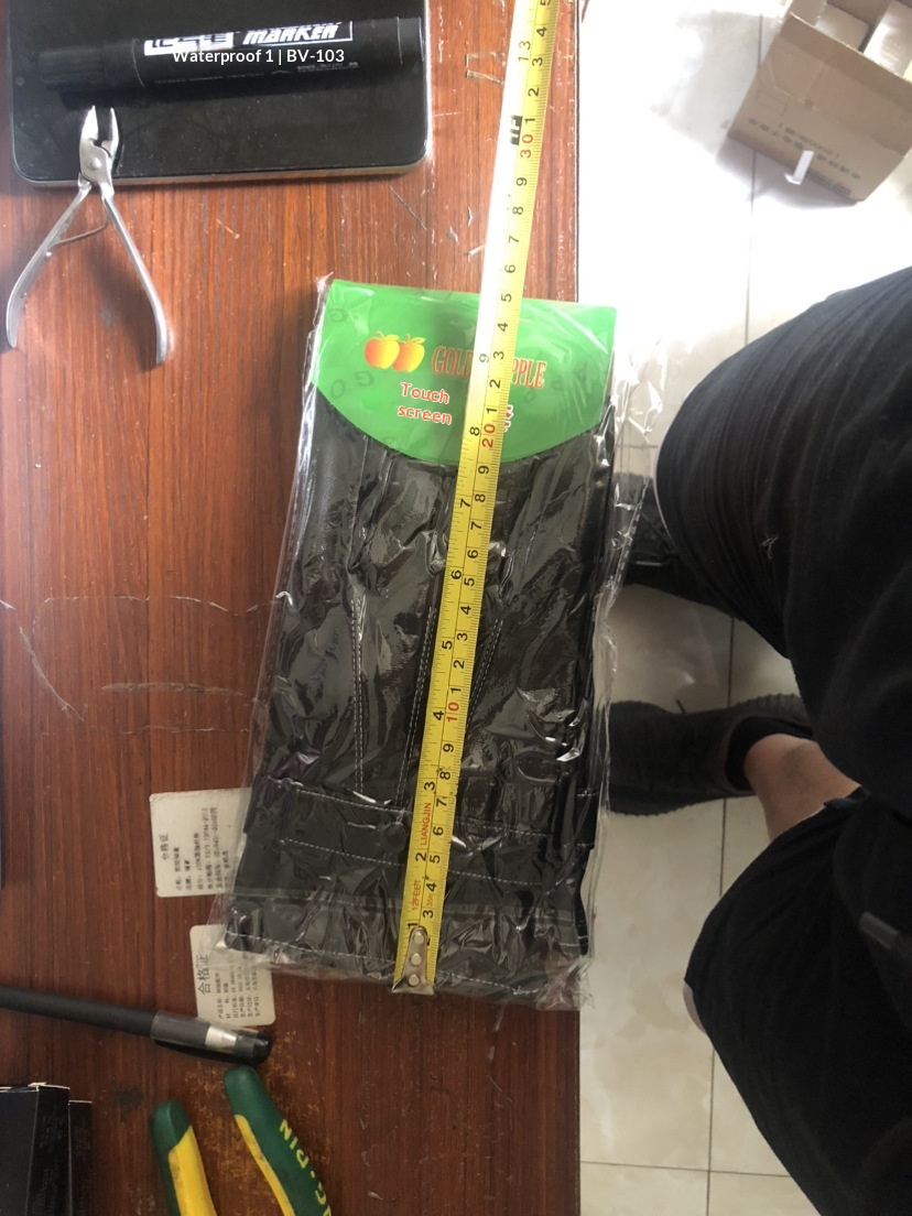 Guanti invernali da equitazione in pelle da uomo Boy Boy, caldi, foderati in pile, spessi, antivento, antifreddo, impermeabili, touchscreen_voghion.com