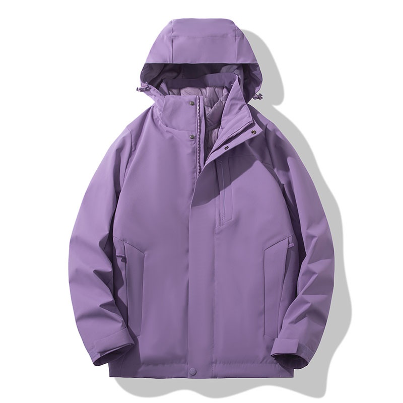 boy Herren- und Damen-3-in-1-Daunenjacke mit abnehmbarem Futter, dicker Fütterung, wasserdicht und winddicht, ideal für Herbst und Winter, zum Wandern und für Outdoor-Aktivitäten._voghion.com