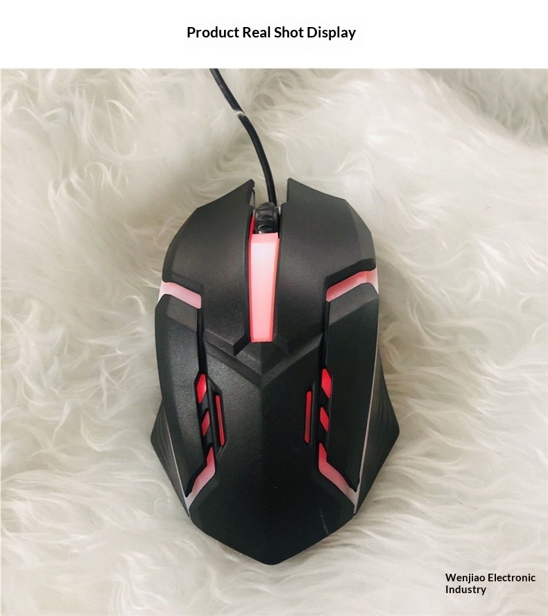 Digitex Digitex Glowing Gaming Wired E-sports Computer USB Adatto per laptop Dell da uomo e da donna Mouse Corpo umano_voghion.com