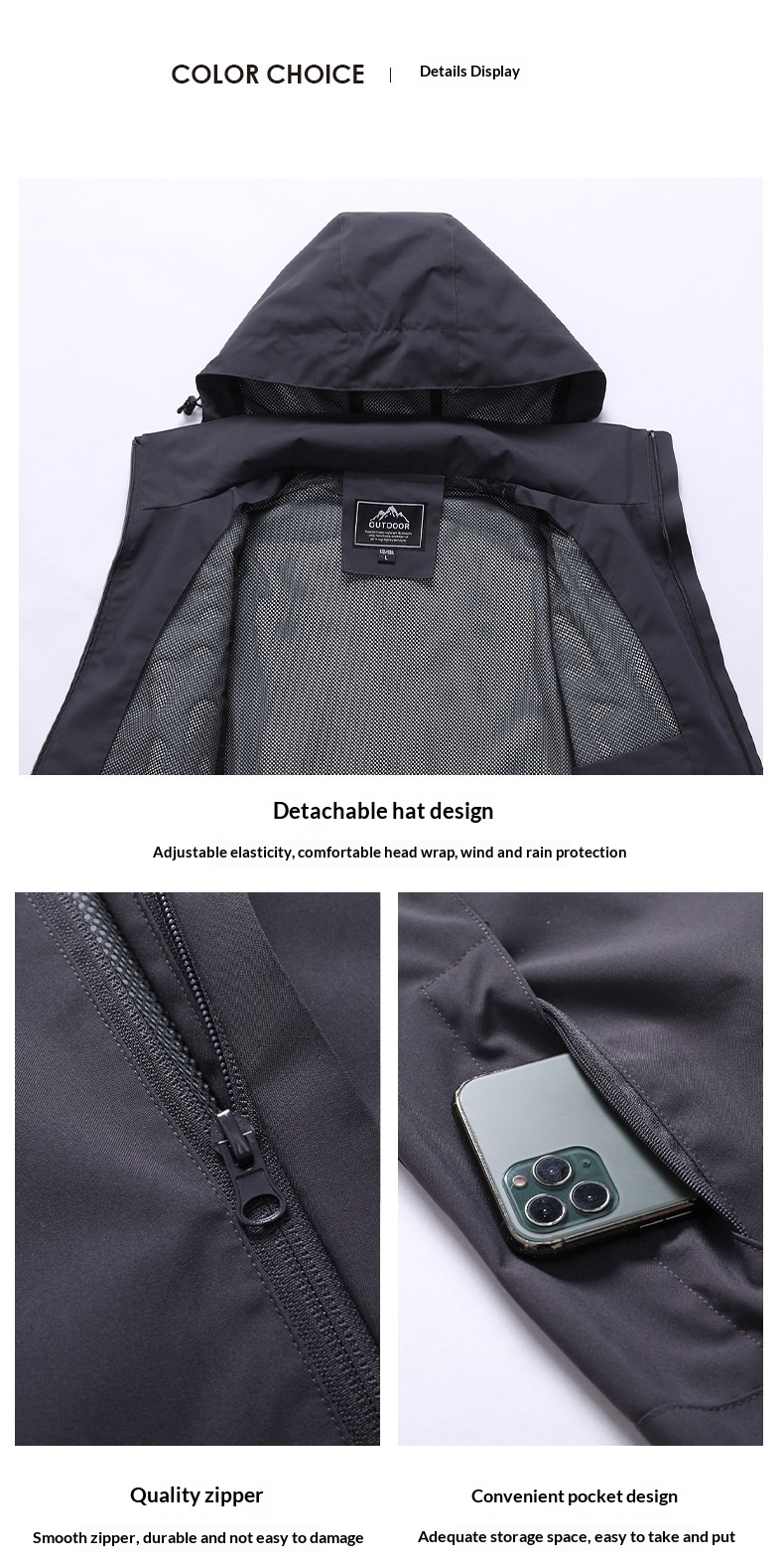 Junge Frühling Herbst Koreanischer Stil Trendiges Paar Outfit Sport Windbreaker Outdoor Dünne Herrenjacke_voghion.com