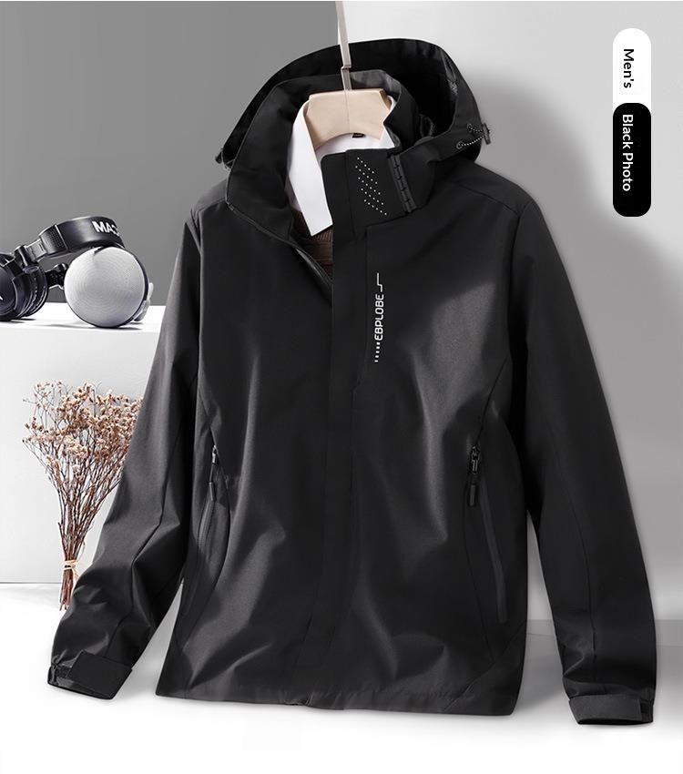 Giacca a vento sottile monostrato da uomo, antivento e traspirante, stile da coppia, cappotto casual, primavera autunno, nuova da esterno_voghion.com