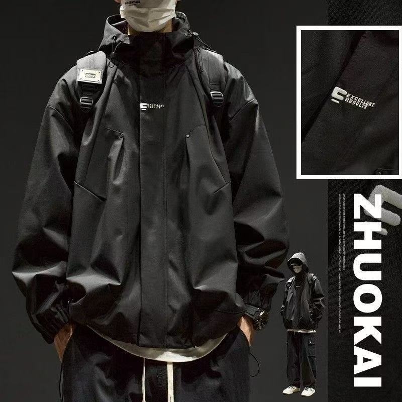 Windjacke für Jungen, Herbst, Outdoor, winddicht, Jugendoberteil, Frühlingsjacke, Herrenbekleidung_voghion.com