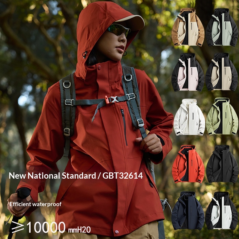 Boy GB32614 Nieuwe nationale standaard dames 3-in-1 winterjas heren Polar Fleece winddicht waterdicht wandeljas_voghion.com