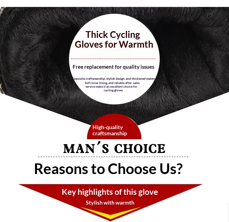 boy Boy Boy Warm Outdoor Winter Ski Leather Large Seven Plus Velvet Thickened Cold-Proof Non-Slip Sports Motorcycle Riding Gloves_voghion.com