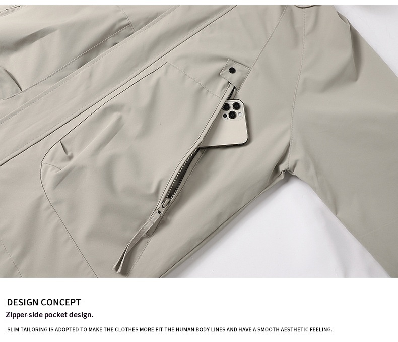 ragazzo Ragazzo 2024 Nuova giacca a vento alla moda per ragazzi da uomo e donna, stile giapponese semplice, versatile, antivento e antipioggia_voghion.com