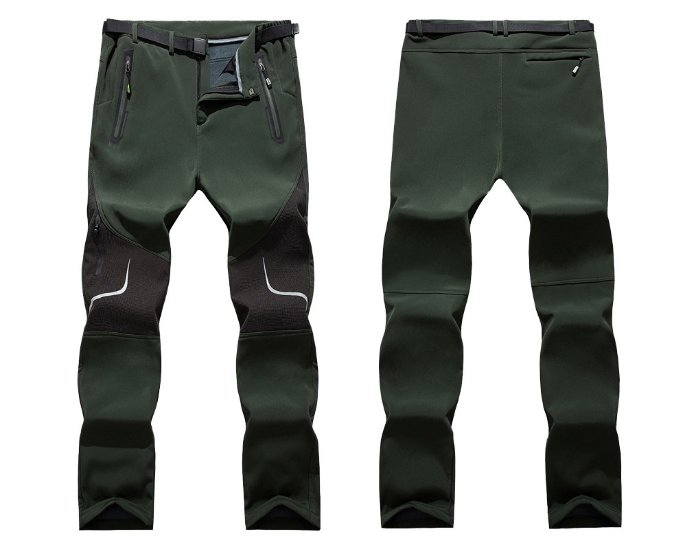 Boy Boy Pants für Damen und Herren, fleecegefütterte, dicke, winddichte Softshellhose für den Winter, C181 Outdoor-Wanderhose, strapazierfähig_voghion.com