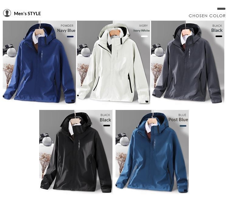 Giacca a vento sottile monostrato da uomo, antivento e traspirante, stile da coppia, cappotto casual, primavera autunno, nuova da esterno_voghion.com
