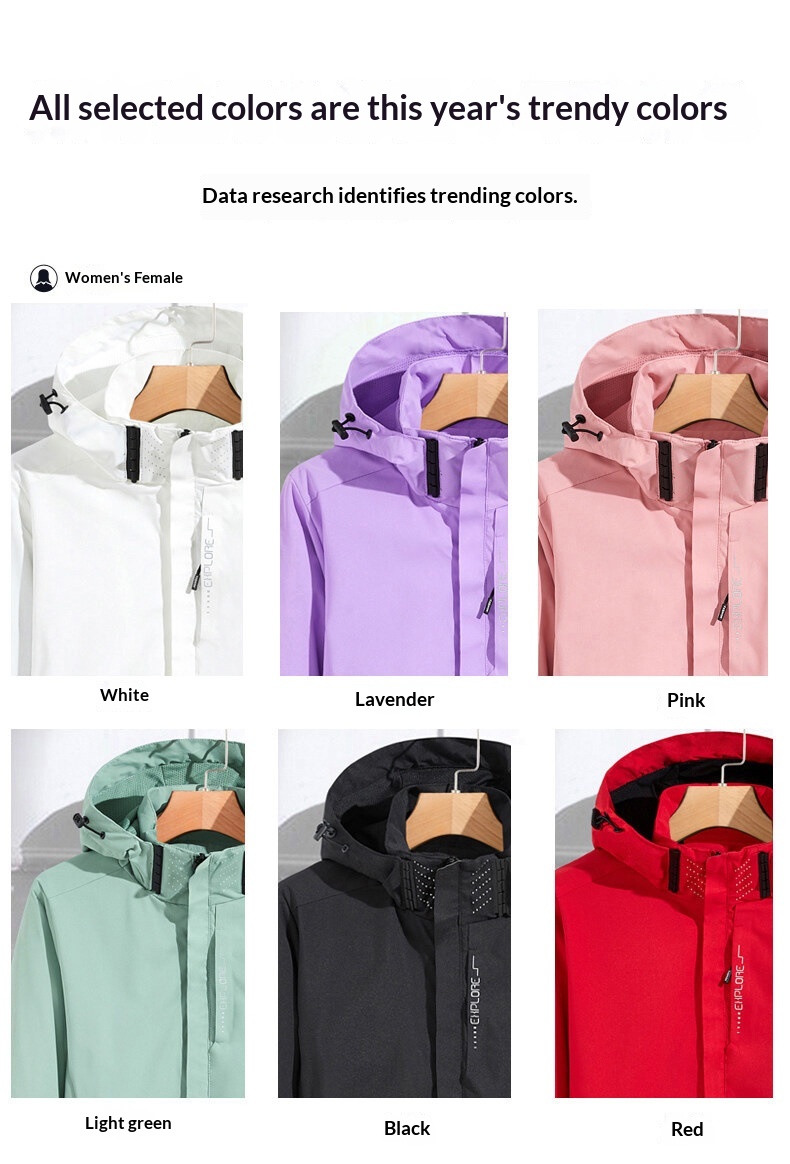 boy Boy Men's Women's Spring And Autumn Thin Single Layer Windproof Waterproof Jacket Outdoor Sports Hiking Windbreaker_voghion.com