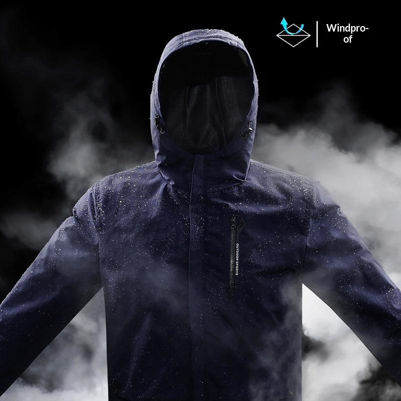 Jungen Frühling Herbst Sommer Outdoor Herren Einlagiger dünner lässiger atmungsaktiver wind- und regendichter Mantel Wanderjacke_voghion.com