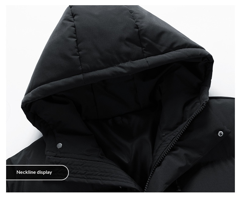 Manteau d'hiver épais en duvet pour garçon, collection 2023, vêtements d'extérieur pour jeunes, veste matelassée en coton, tendance mode homme._voghion.com