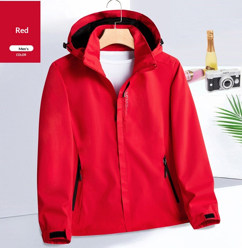 boy Boy Men's Women's Spring And Autumn Thin Single Layer Windproof Waterproof Jacket Outdoor Sports Hiking Windbreaker_voghion.com