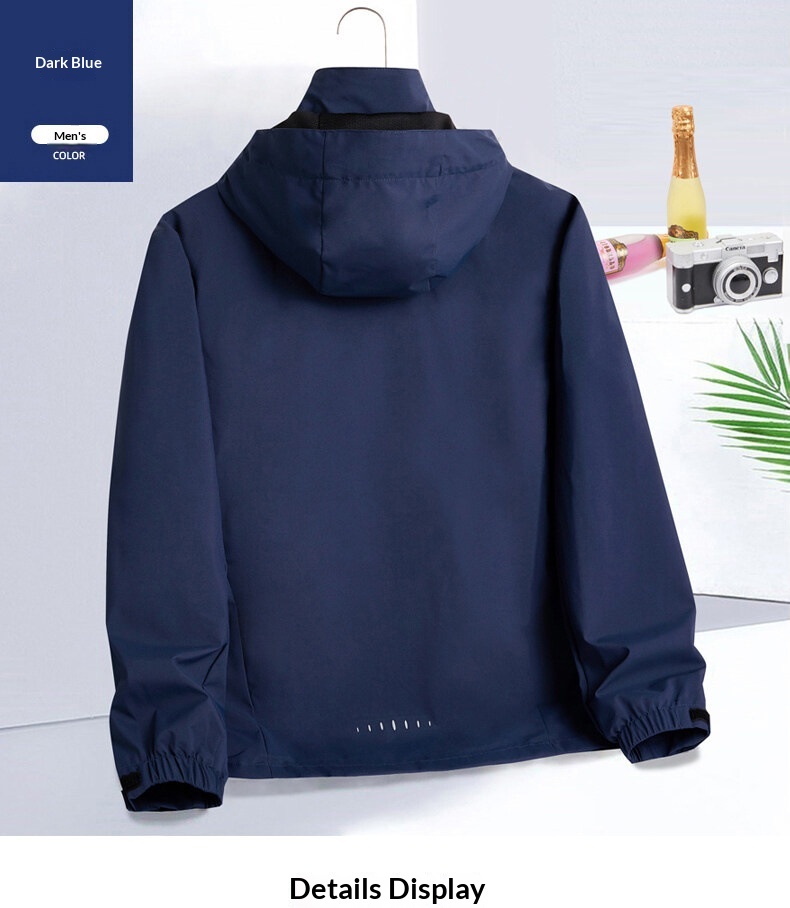 boy Boy Men's Women's Spring And Autumn Thin Single Layer Windproof Waterproof Jacket Outdoor Sports Hiking Windbreaker_voghion.com