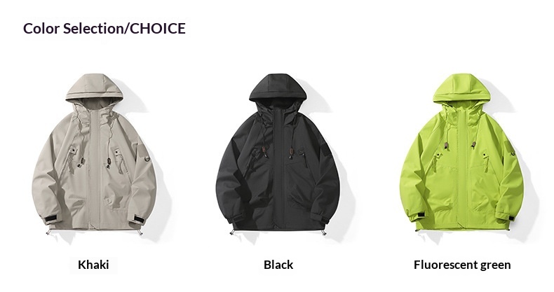 ragazzo Ragazzo 2024 Nuova giacca a vento alla moda per ragazzi da uomo e donna, stile giapponese semplice, versatile, antivento e antipioggia_voghion.com