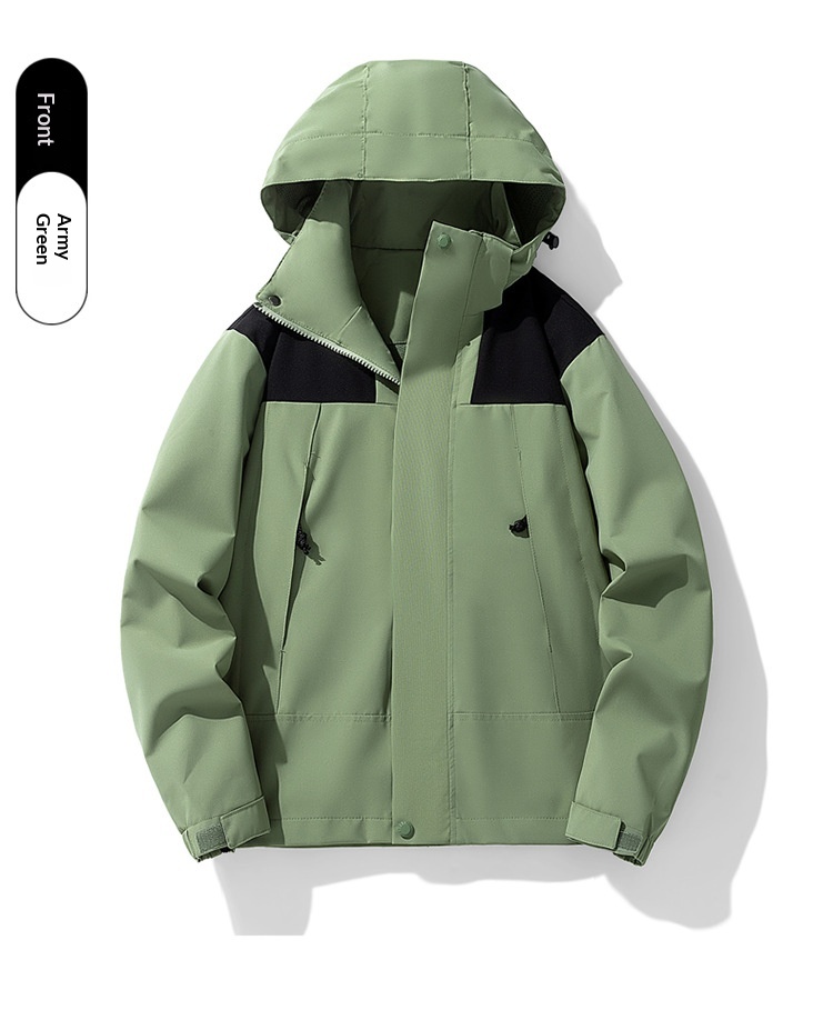 Outdoor-Windjacke für Männer und Frauen, Paare im Frühlings- und Herbststil, wind- und wasserdicht, trendige Jacke für junge Leute_voghion.com