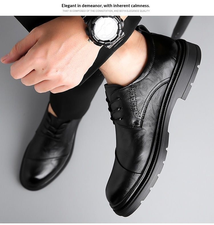 WalkPrime WalkPrime Nuove scarpe da uomo in morbida pelle, versatili, formali, casual, Derby, da sposo, da lavoro, da matrimonio, britanniche_voghion.com