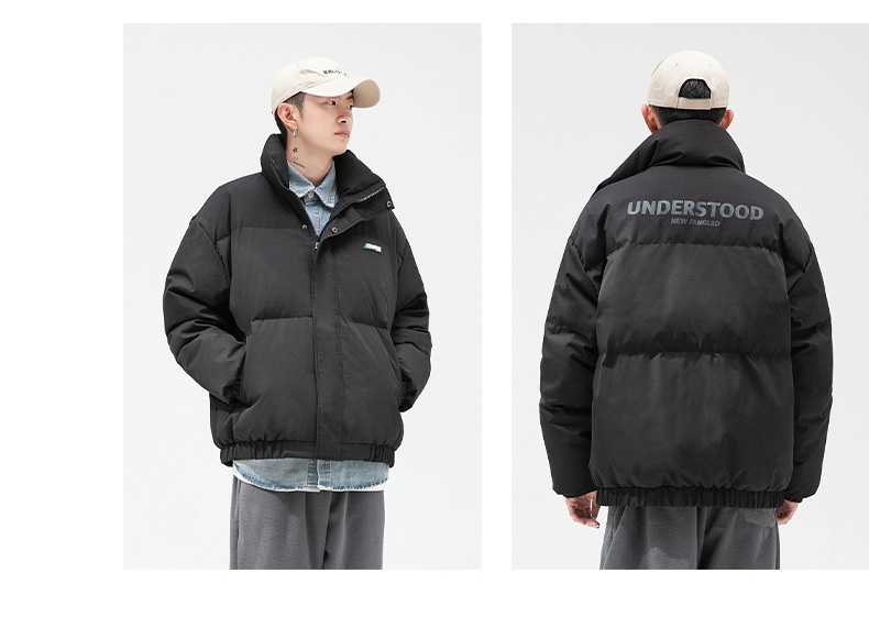 Doudoune homme style japonais Hanlu, collection hiver 2024, épaisse et imprimée._voghion.com