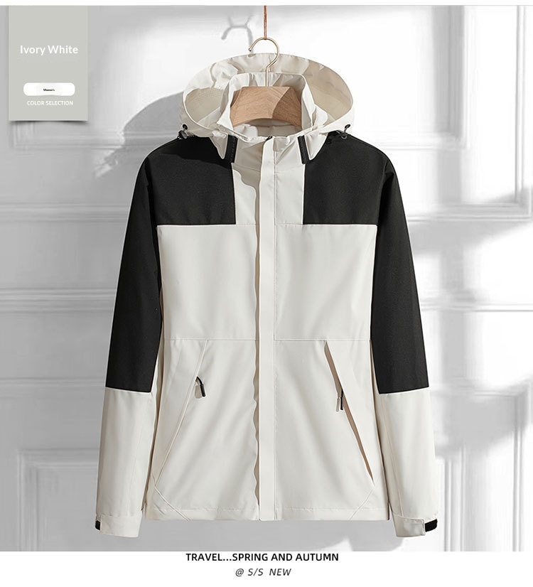 Giacca da trekking traspirante monostrato sottile per ragazzo, da esterno, antivento, impermeabile, transfrontaliera, primaverile e autunnale_voghion.com