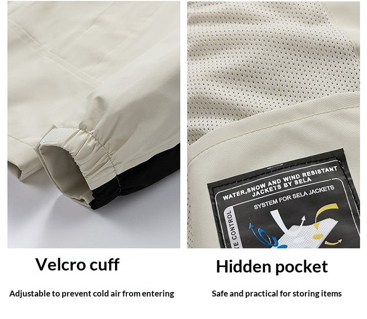 Outdoor-Windjacke für Männer und Frauen, Paare im Frühlings- und Herbststil, wind- und wasserdicht, trendige Jacke für junge Leute_voghion.com