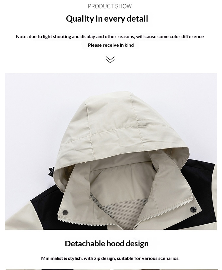 Outdoor-Windjacke für Männer und Frauen, Paare im Frühlings- und Herbststil, wind- und wasserdicht, trendige Jacke für junge Leute_voghion.com