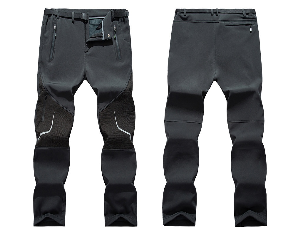 Boy Boy Pants für Damen und Herren, fleecegefütterte, dicke, winddichte Softshellhose für den Winter, C181 Outdoor-Wanderhose, strapazierfähig_voghion.com