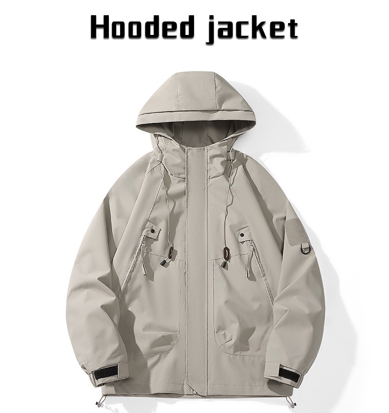 ragazzo Ragazzo 2024 Nuova giacca a vento alla moda per ragazzi da uomo e donna, stile giapponese semplice, versatile, antivento e antipioggia_voghion.com