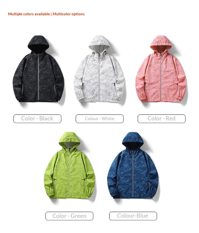 Giacca antivento da uomo per esterni, unisex, alla moda, mimetica, di grandi dimensioni, con cerniera, cappuccio, casual, versatile_voghion.com