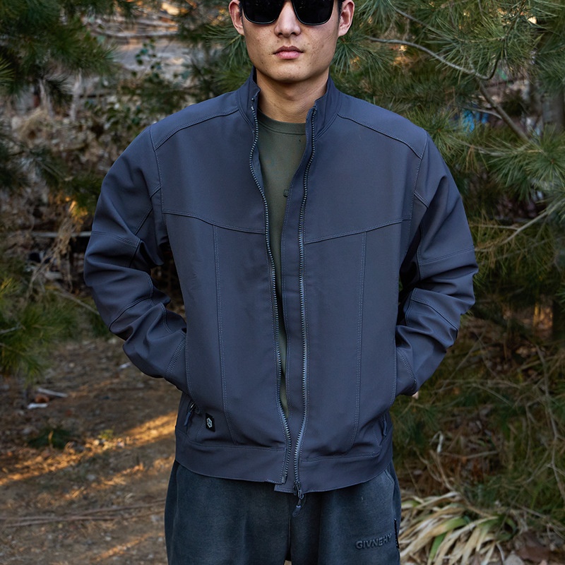 boy Boy Autumn Winter Outdoor Assassin Jacket Single Layer Men's Thin Administrive Brehable Multi Pocket Tactical Uniform_voghion.com