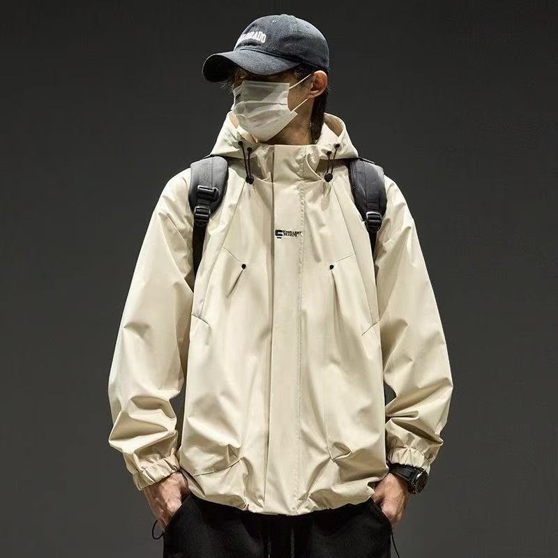 Windjacke für Jungen, Herbst, Outdoor, winddicht, Jugendoberteil, Frühlingsjacke, Herrenbekleidung_voghion.com