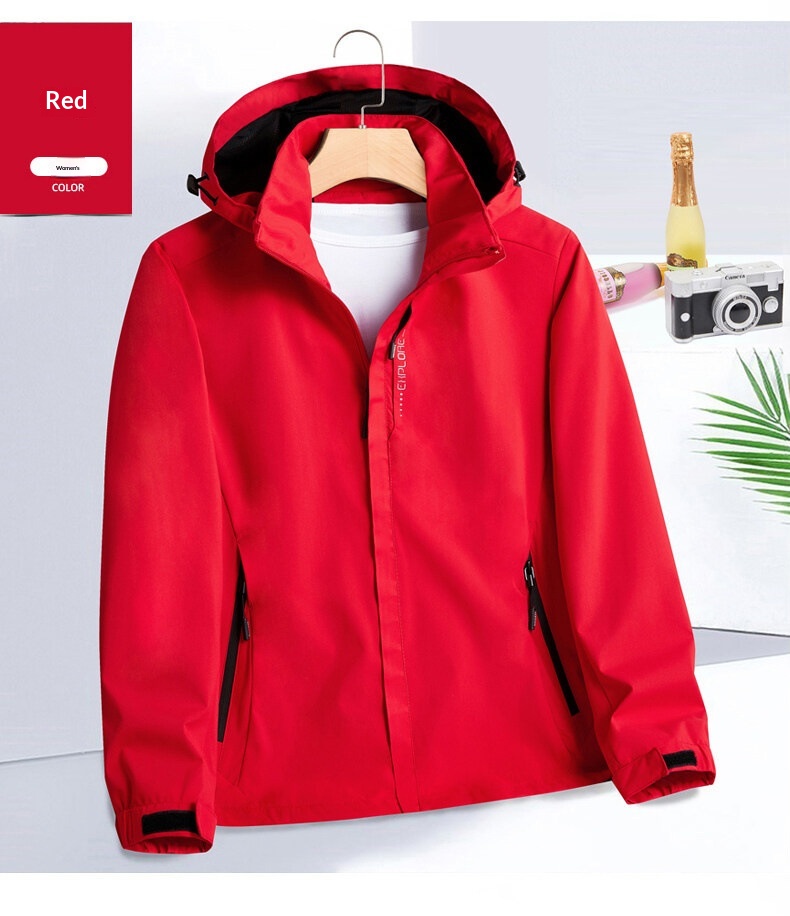 boy Boy Men's Women's Spring And Autumn Thin Single Layer Windproof Waterproof Jacket Outdoor Sports Hiking Windbreaker_voghion.com