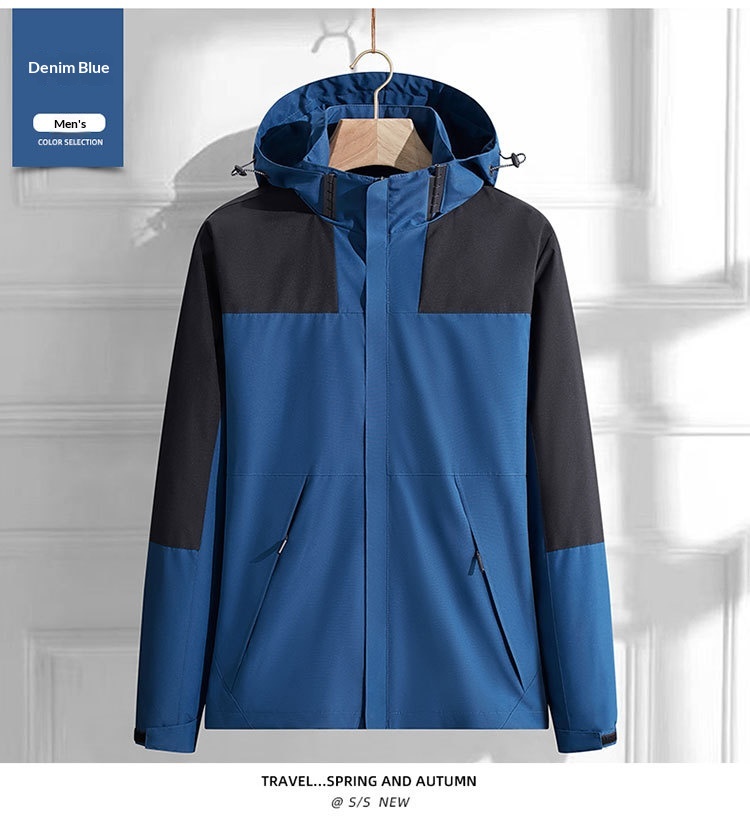 Giacca da trekking traspirante monostrato sottile per ragazzo, da esterno, antivento, impermeabile, transfrontaliera, primaverile e autunnale_voghion.com