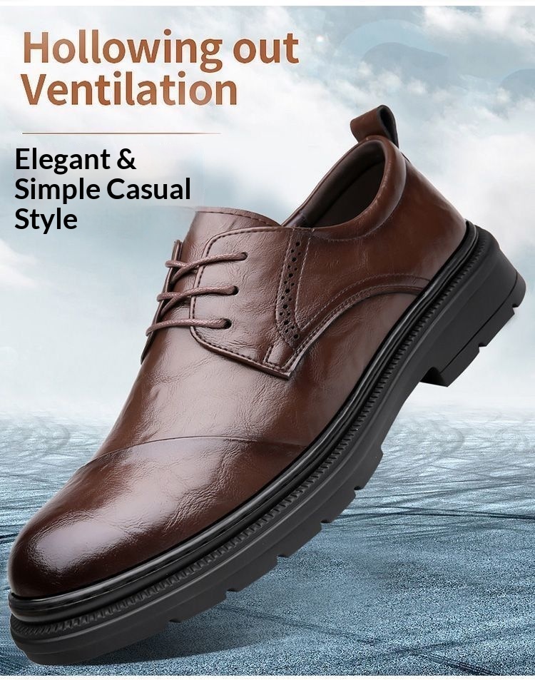 WalkPrime WalkPrime Nuove scarpe da uomo in morbida pelle, versatili, formali, casual, Derby, da sposo, da lavoro, da matrimonio, britanniche_voghion.com