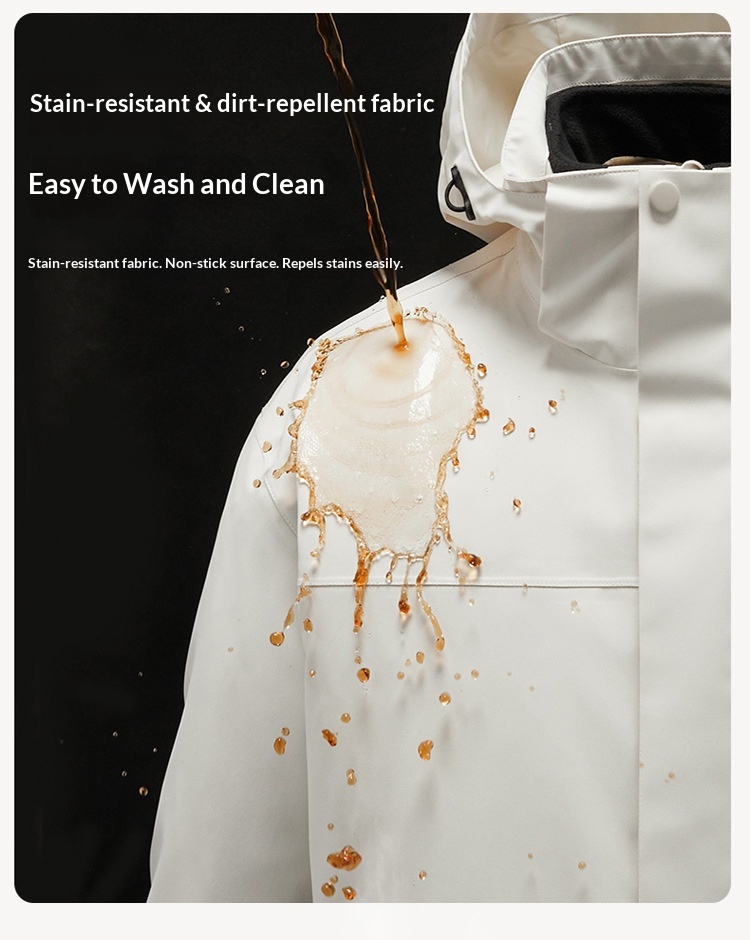 Boy GB32614 Nieuwe nationale standaard dames 3-in-1 winterjas heren Polar Fleece winddicht waterdicht wandeljas_voghion.com