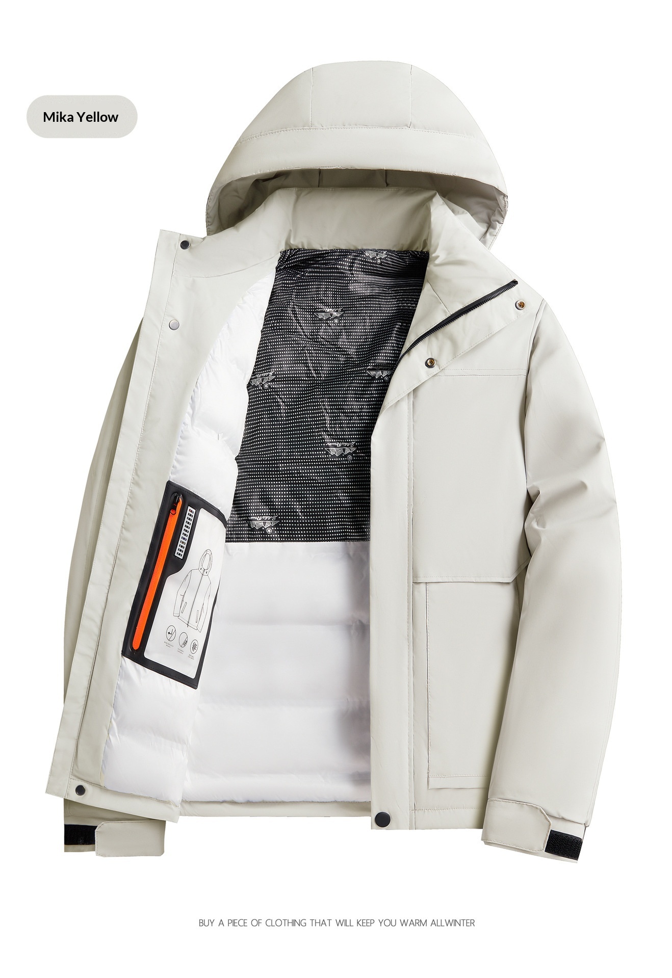 Giacca da ragazzo in piumino, calda e spessa, in cotone al grafene, per uomo, abbigliamento invernale antifreddo_voghion.com