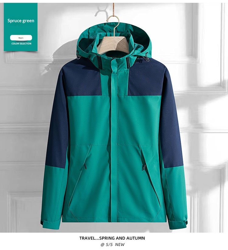 Giacca da trekking traspirante monostrato sottile per ragazzo, da esterno, antivento, impermeabile, transfrontaliera, primaverile e autunnale_voghion.com