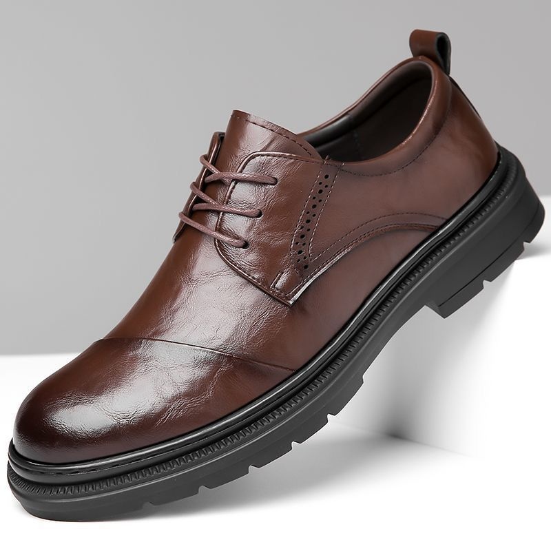 WalkPrime WalkPrime Nuove scarpe da uomo in morbida pelle, versatili, formali, casual, Derby, da sposo, da lavoro, da matrimonio, britanniche_voghion.com