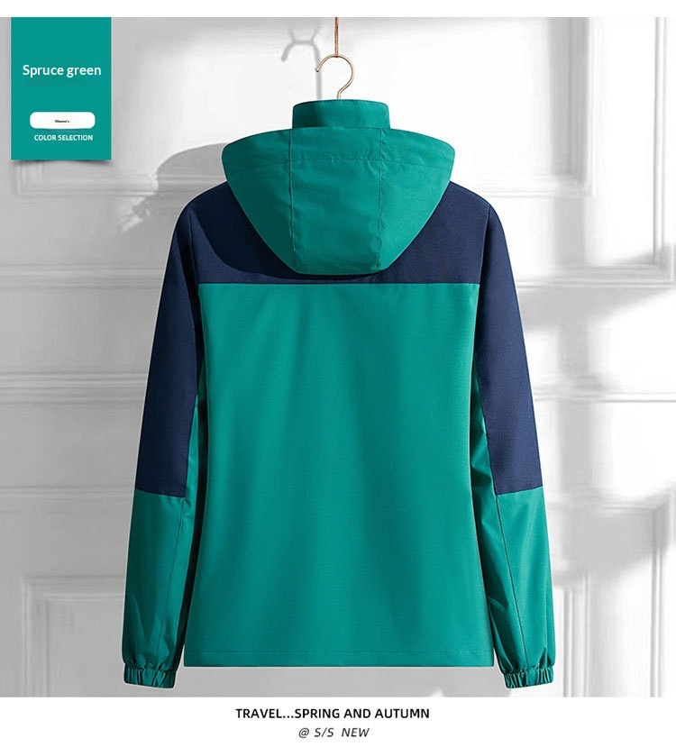 Giacca da trekking traspirante monostrato sottile per ragazzo, da esterno, antivento, impermeabile, transfrontaliera, primaverile e autunnale_voghion.com