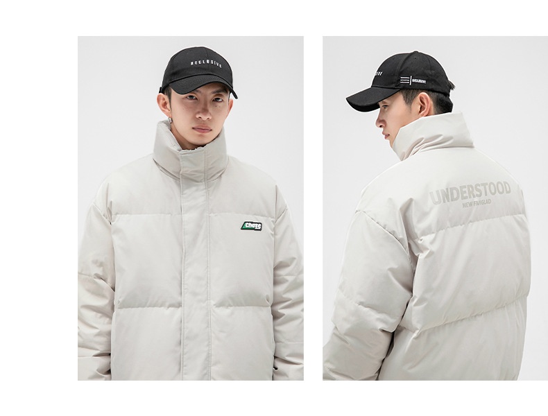 Doudoune homme style japonais Hanlu, collection hiver 2024, épaisse et imprimée._voghion.com