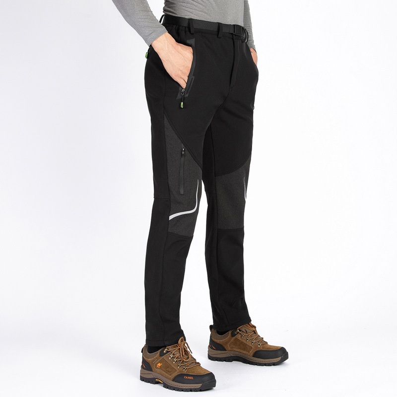 Boy Boy Pants für Damen und Herren, fleecegefütterte, dicke, winddichte Softshellhose für den Winter, C181 Outdoor-Wanderhose, strapazierfähig_voghion.com