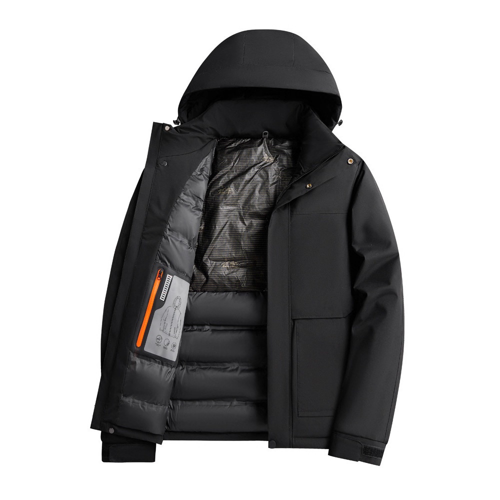 Giacca da ragazzo in piumino, calda e spessa, in cotone al grafene, per uomo, abbigliamento invernale antifreddo_voghion.com