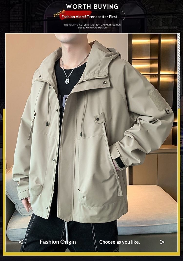 ragazzo Ragazzo Autunno Inverno Nuovo Stile Sportivo Giacca a vento Unisex Outdoor Viaggio Escursionismo Coppia Cappotto_voghion.com