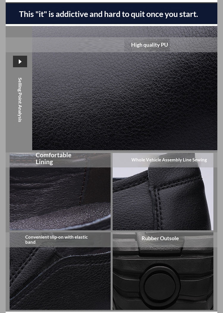 Voyage Voyage Autumn Men's PU Leather Wholesale Casual Shoes Men Soft Sole Breathable Slip-On Loafers_voghion.com