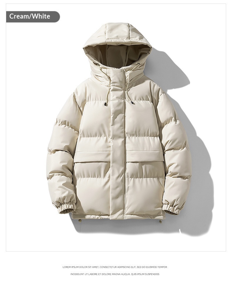 Manteau d'hiver épais en duvet pour garçon, collection 2023, vêtements d'extérieur pour jeunes, veste matelassée en coton, tendance mode homme._voghion.com