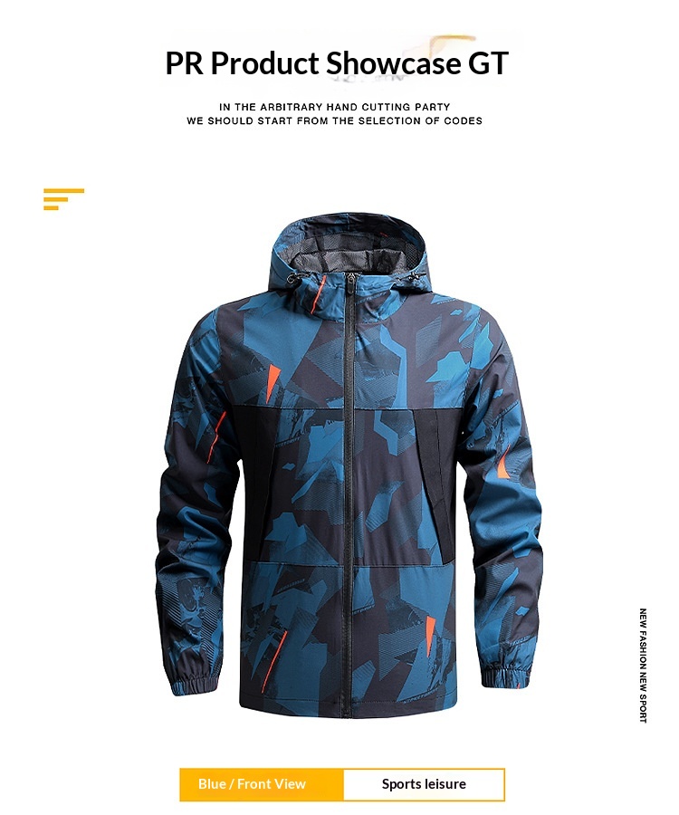 boy Boy Cross-Border Men's Spring And Autumn Hiking Thin Casual Quick-Dry Windproof Outdoor Sports Hooded Jacket_voghion.com