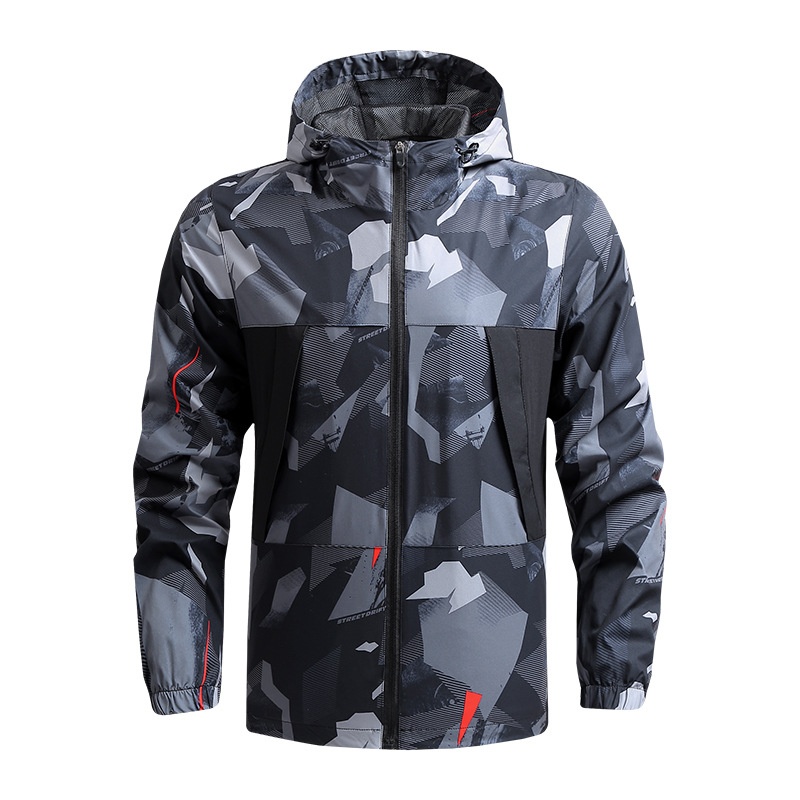 boy Boy Cross-Border Men's Spring And Autumn Hiking Thin Casual Quick-Dry Windproof Outdoor Sports Hooded Jacket_voghion.com