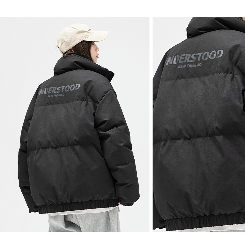 Doudoune homme style japonais Hanlu, collection hiver 2024, épaisse et imprimée._voghion.com