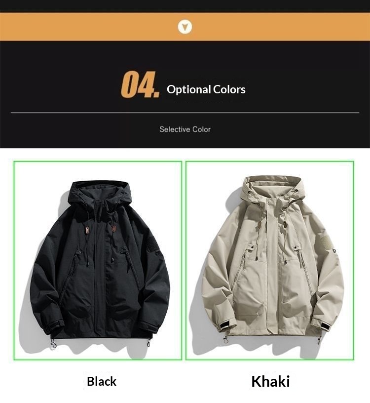 ragazzo Ragazzo Autunno Inverno Nuovo Stile Sportivo Giacca a vento Unisex Outdoor Viaggio Escursionismo Coppia Cappotto_voghion.com