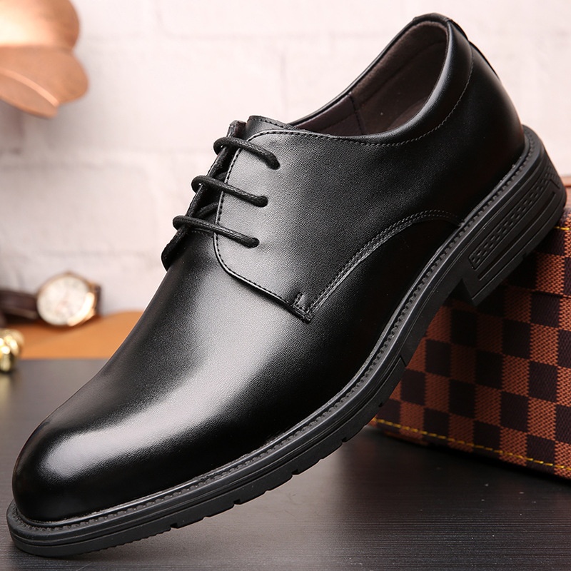 WalkPrime WalkPrime 2025 Cross-Border Herbst/Winter Brogue Business Herren Trendy Korean Version Echtleder Casual British Style Vielseitig_voghion.com