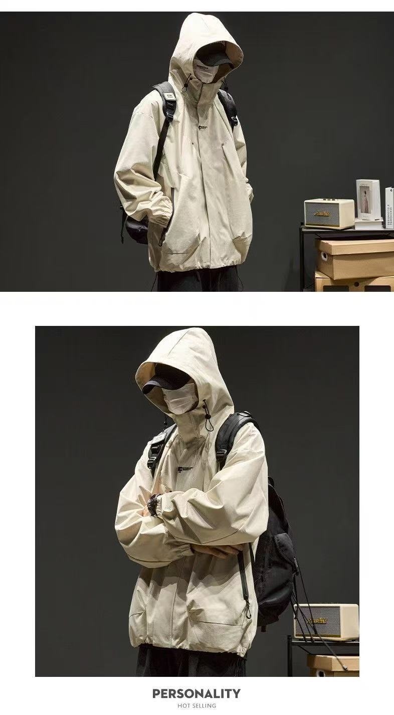 Windjacke für Jungen, Herbst, Outdoor, winddicht, Jugendoberteil, Frühlingsjacke, Herrenbekleidung_voghion.com